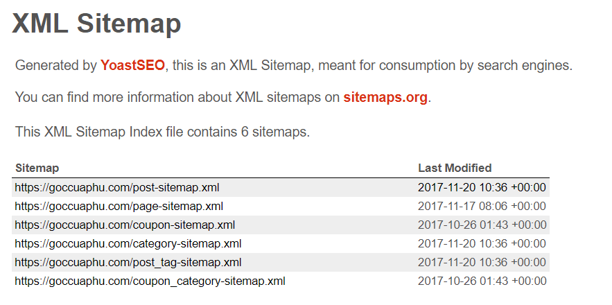 Hướng dẫn add XML sitemaps lên website